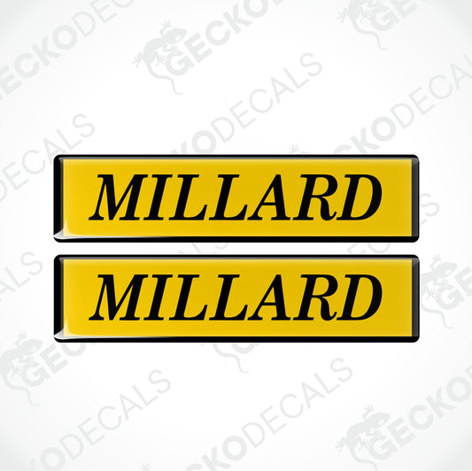 MILLARD CARAVANS EPOXY DECALS