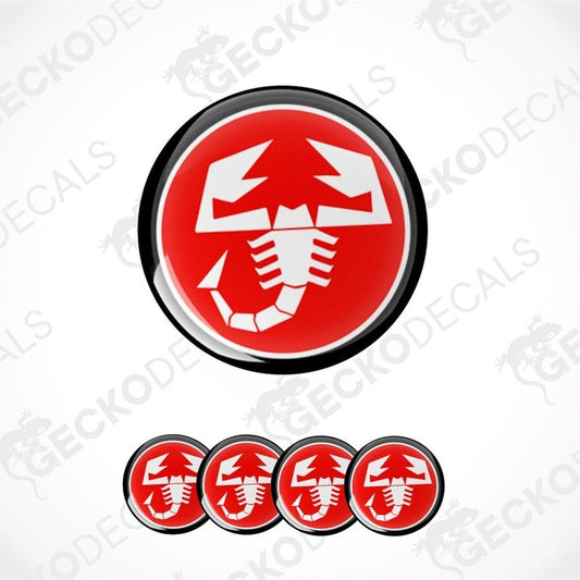 Red and white scorpion logo on a white background with 'Gecko Decals' branding.