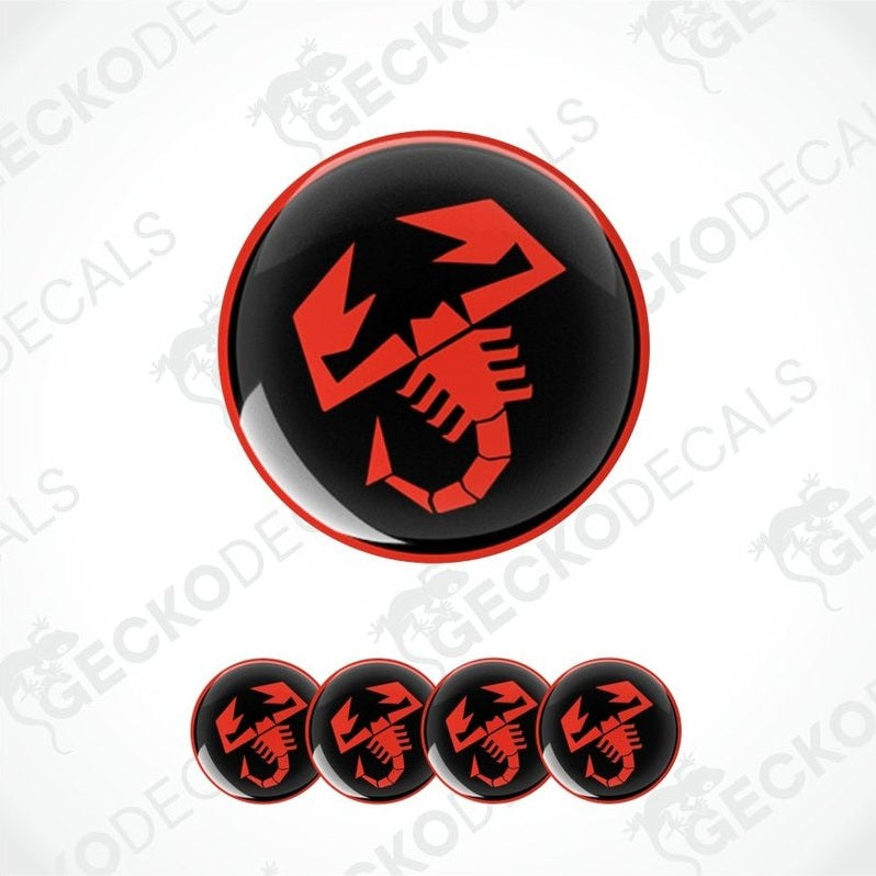 Red scorpion logo on black background with 'Gecko Decals' branding.