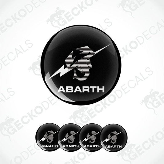 Abarth logo decal on a white background