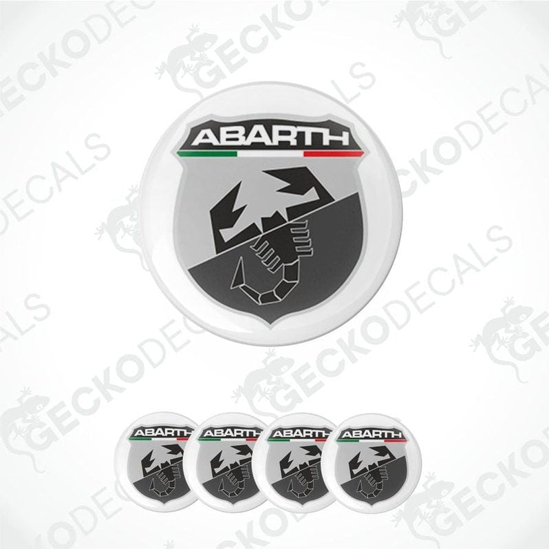 Abarth logo and emblem on a white background