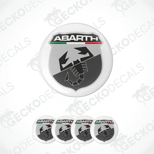 Abarth logo and emblem on a white background