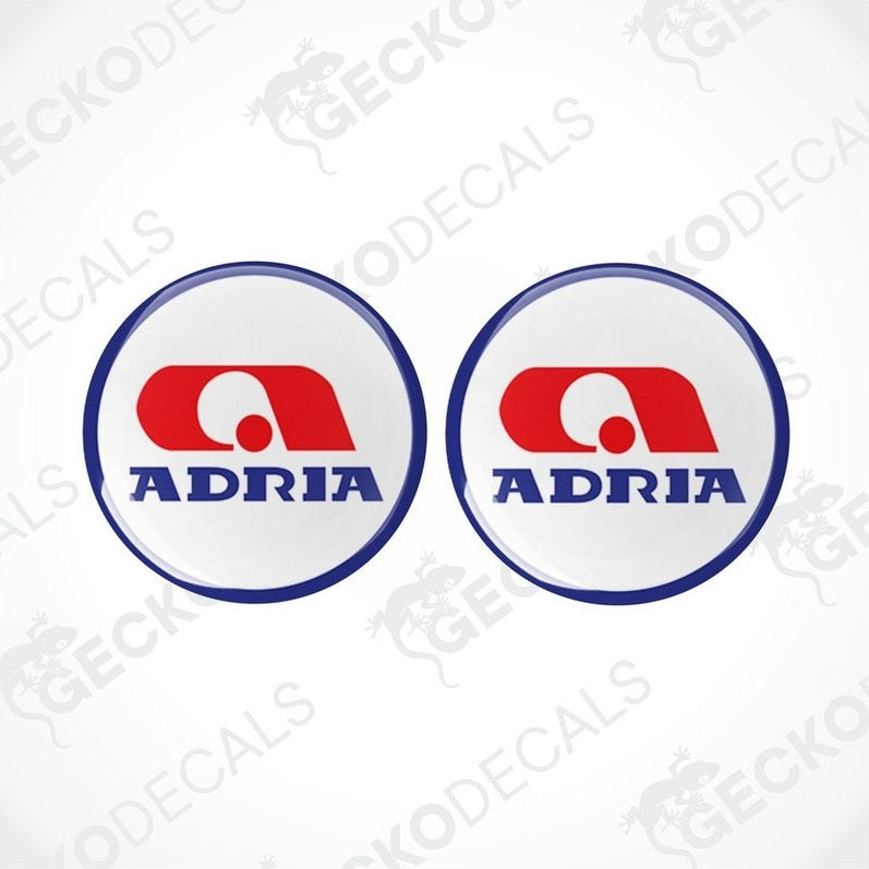 Set of two ADRIA Epoxy vinyl decals with polyurethane coating