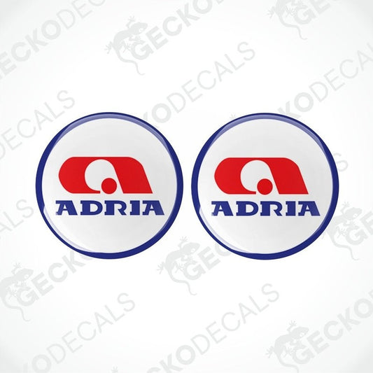 Set of two ADRIA Epoxy vinyl decals with polyurethane coating