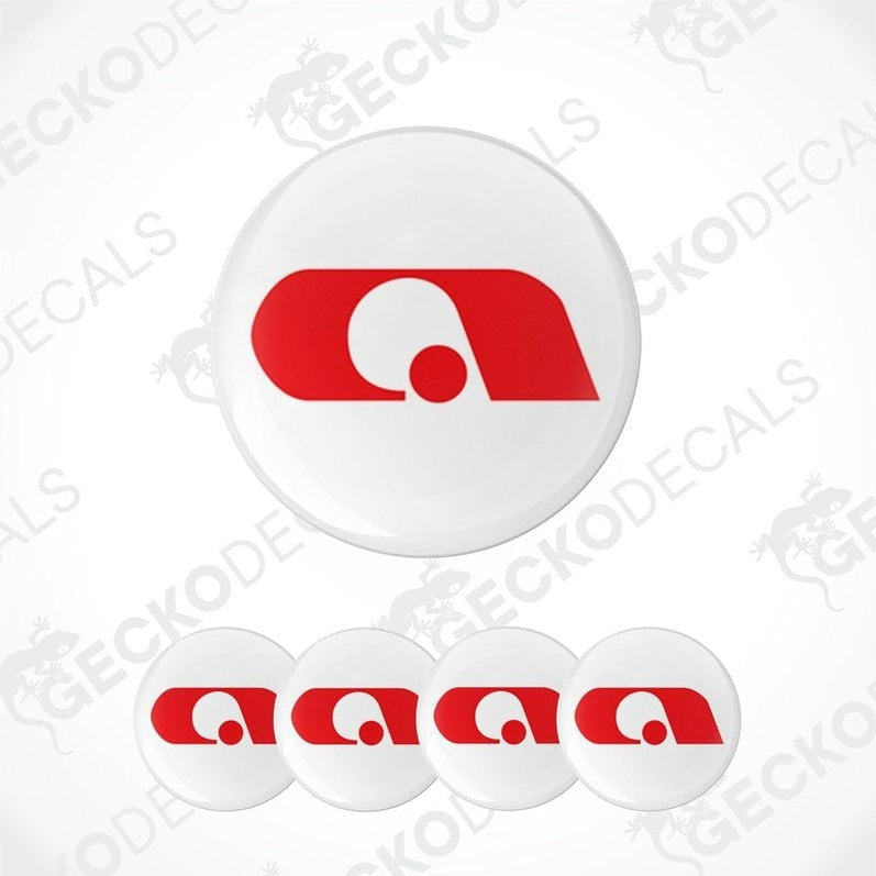 Red and white logo on a white background with 'Gecko Decals' branding.