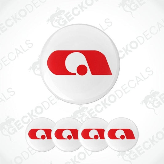 Red and white logo on a white background with 'Gecko Decals' branding.