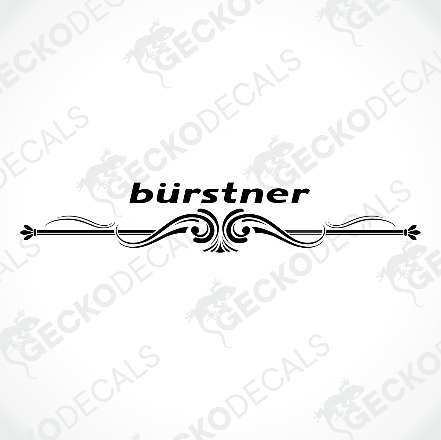 BÜRSTNER REAR DECAL