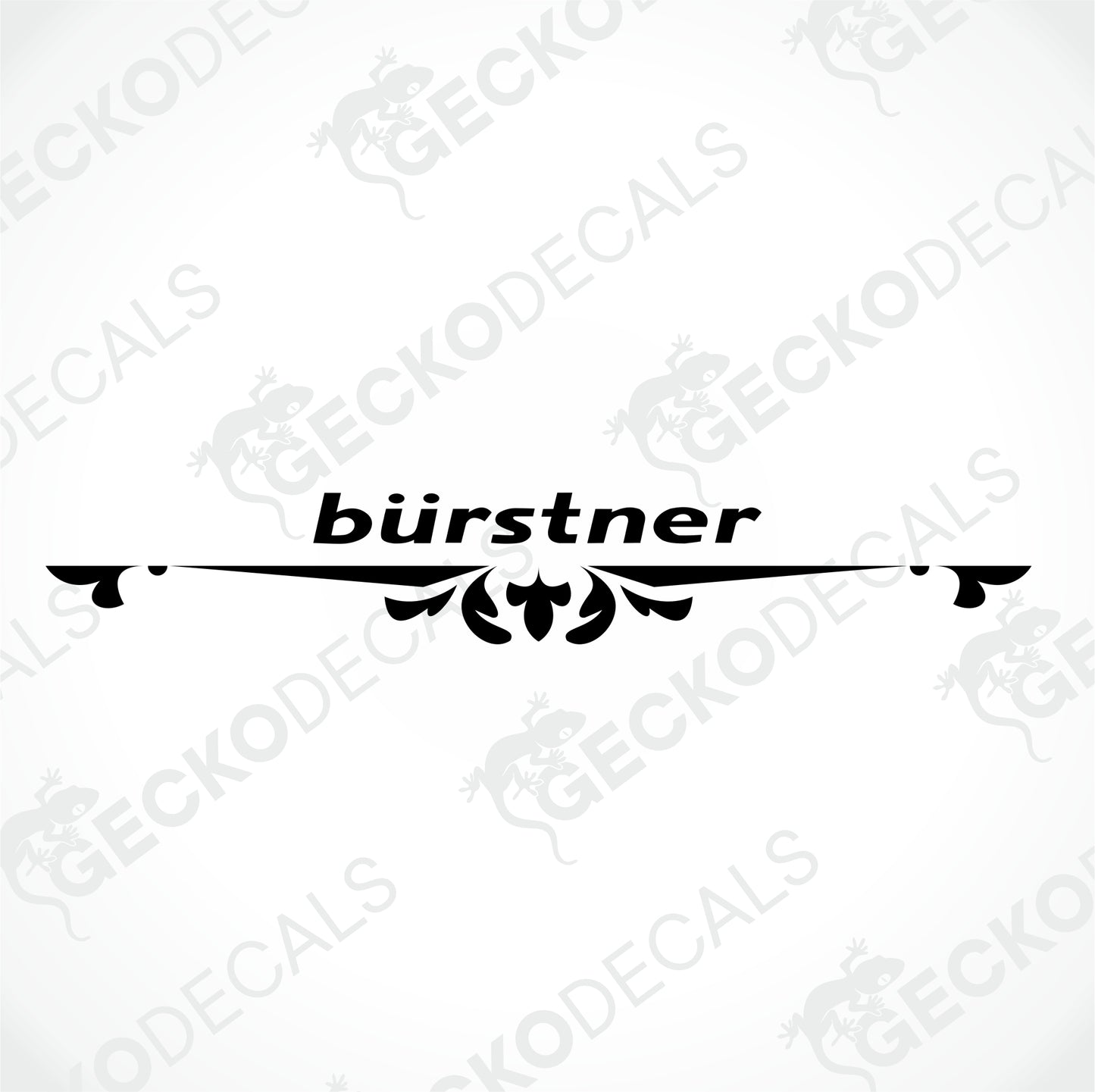 BÜRSTNER REAR DECAL