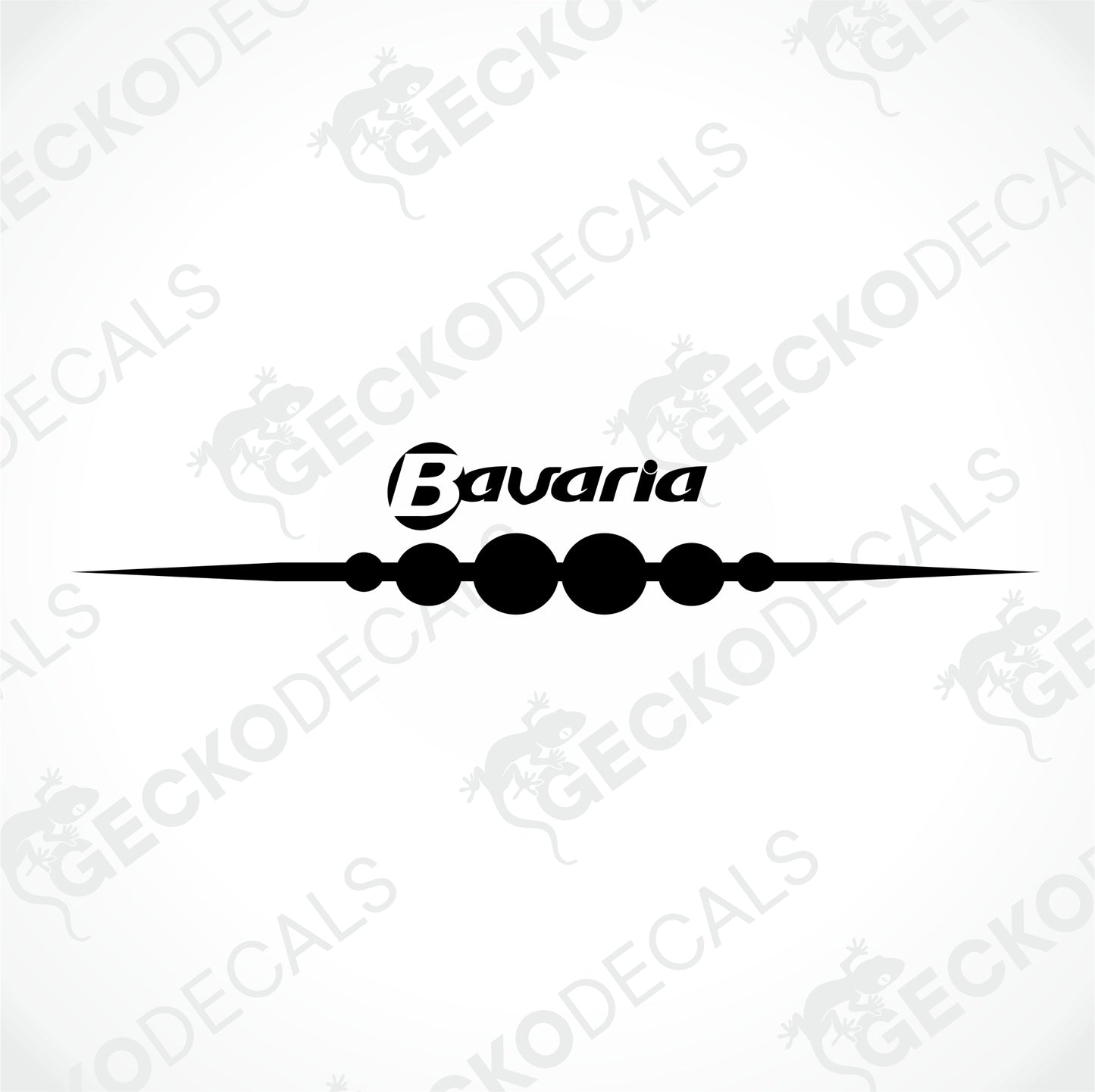 BAVARIA REAR DECAL