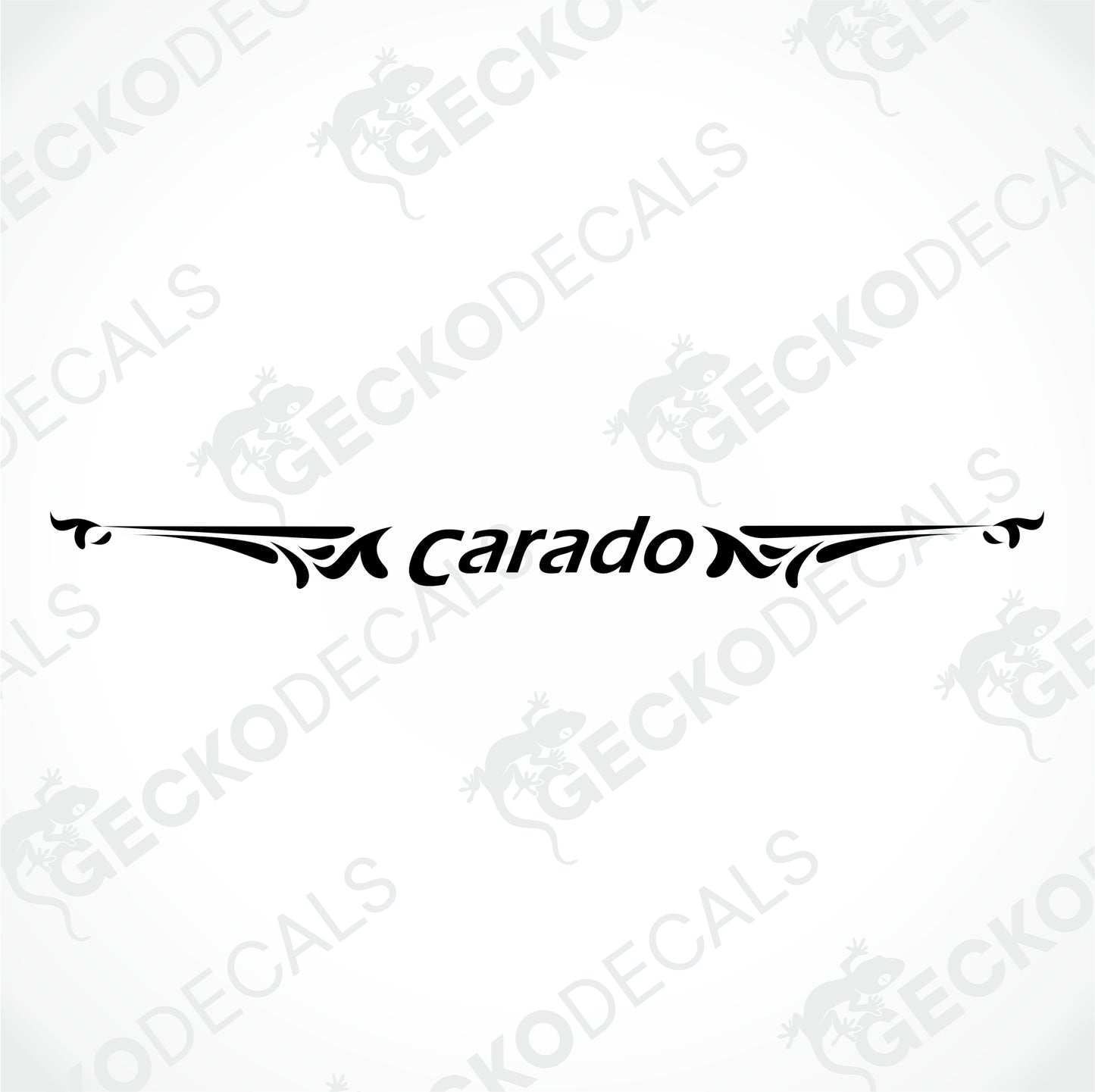 CARADO REAR DECAL