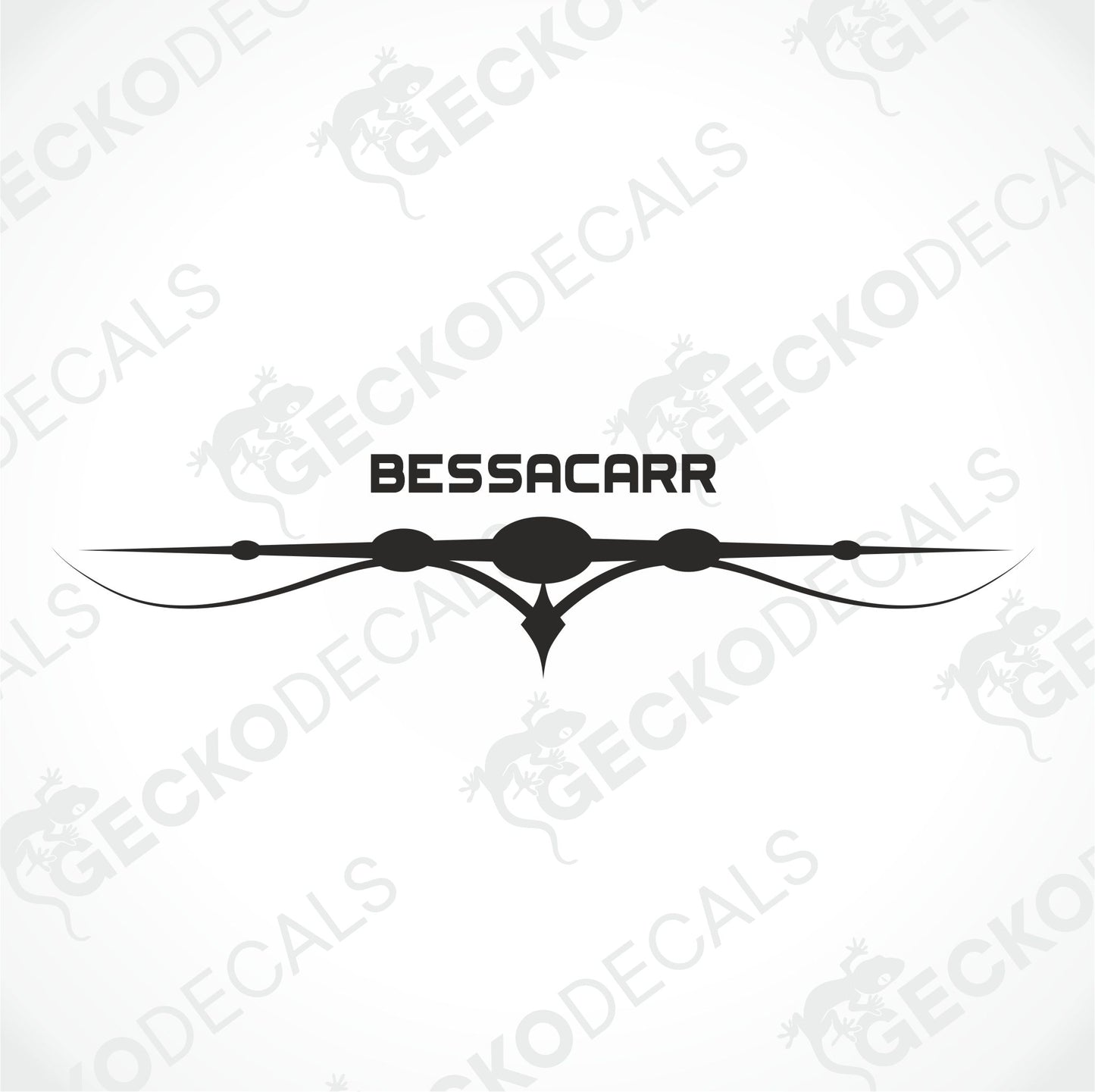 BESSACARR REAR DECAL