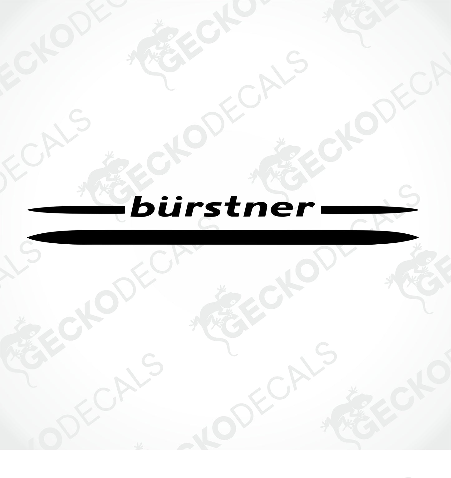 BÜRSTNER REAR DECAL