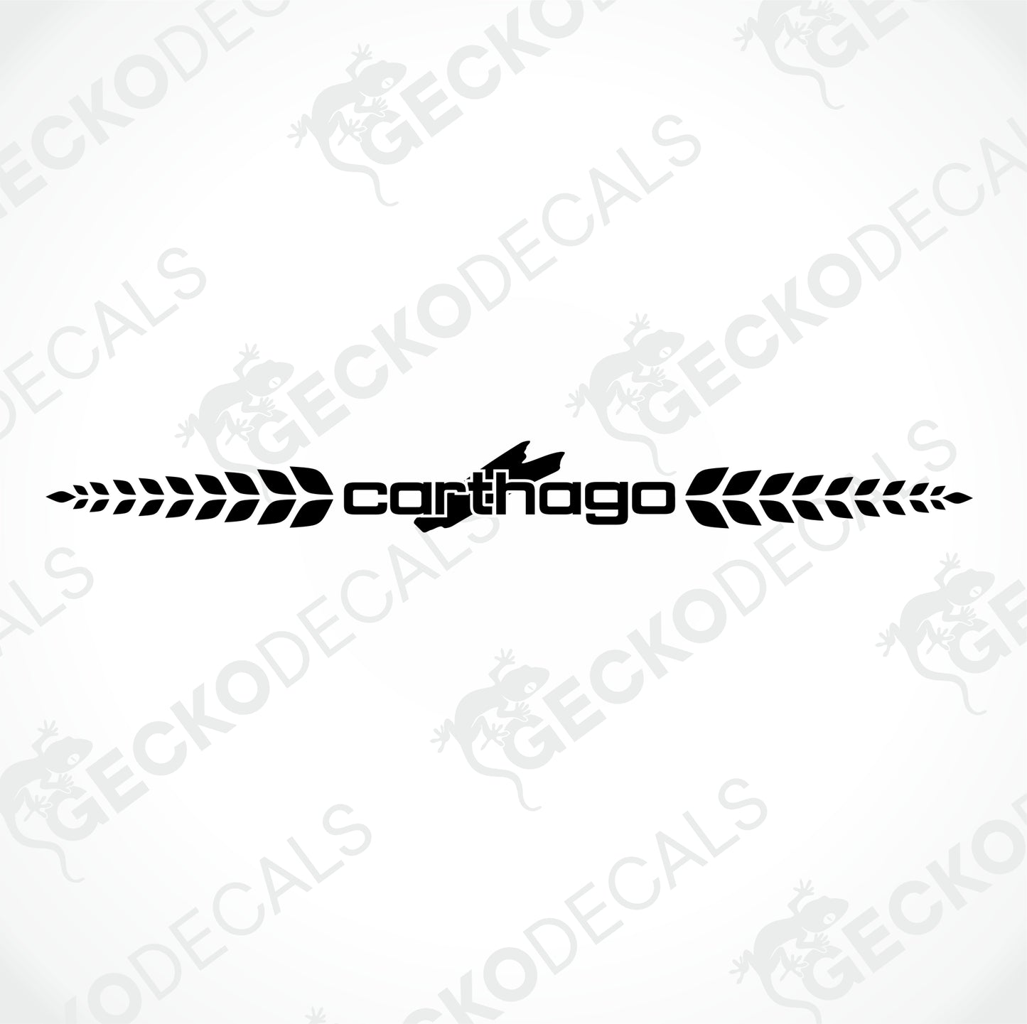 CARTHAGO REAR DECAL