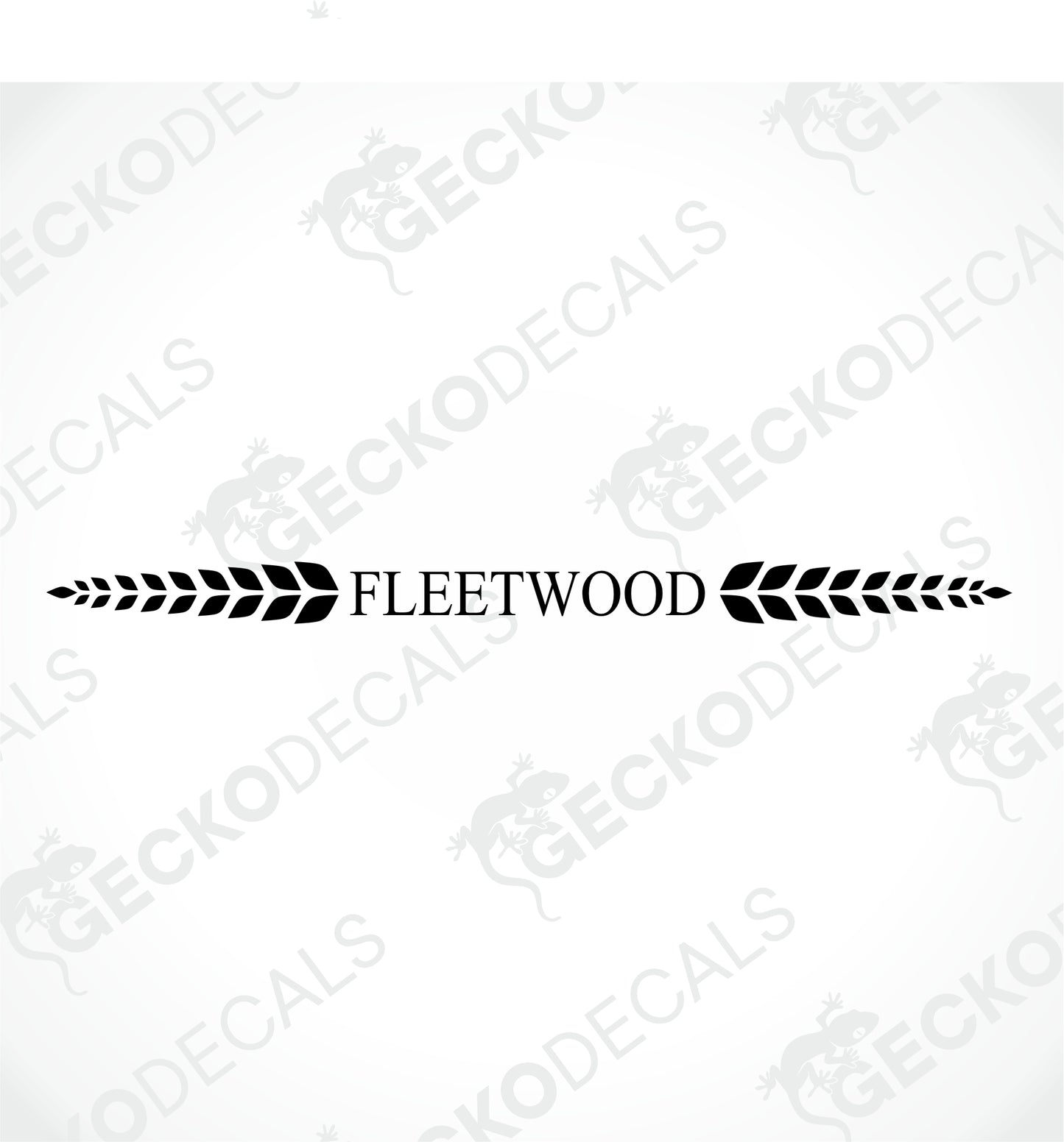 FLEETWOOD REAR DECAL