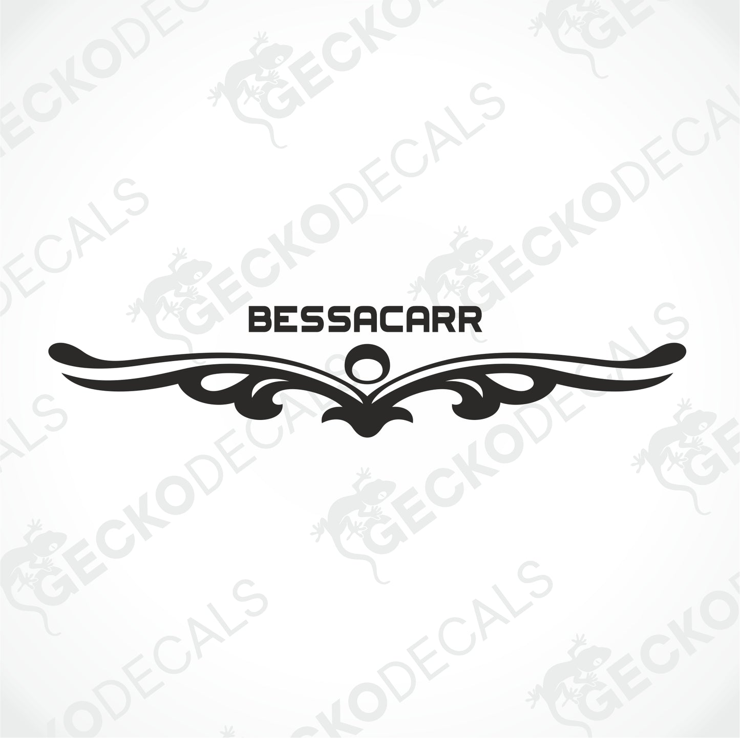 BESSACARR REAR DECAL