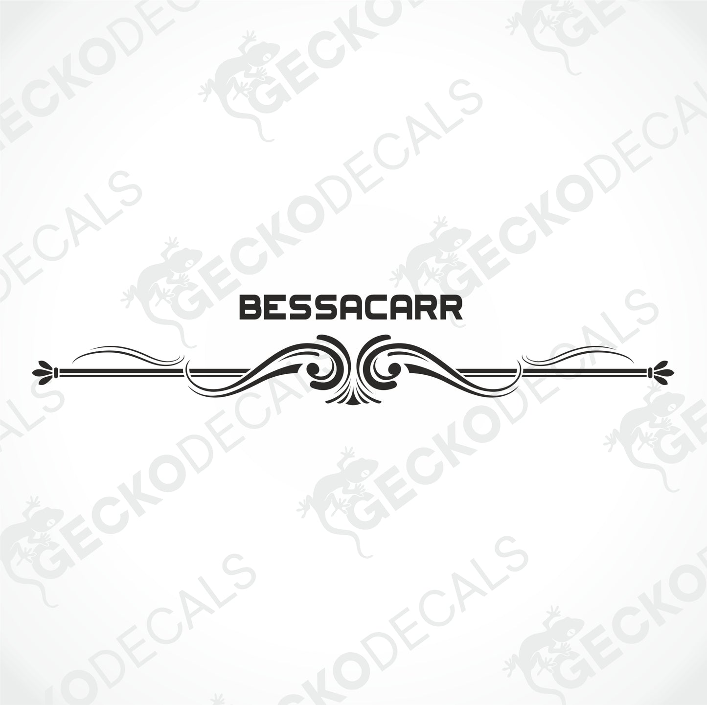 BESSACARR REAR DECAL