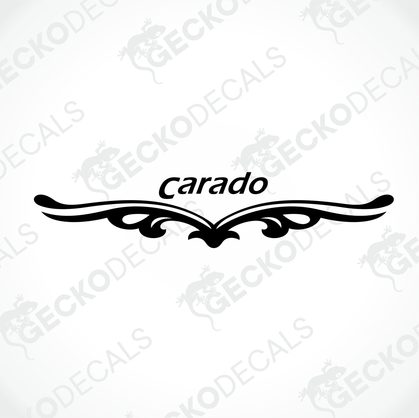 CARADO REAR DECAL