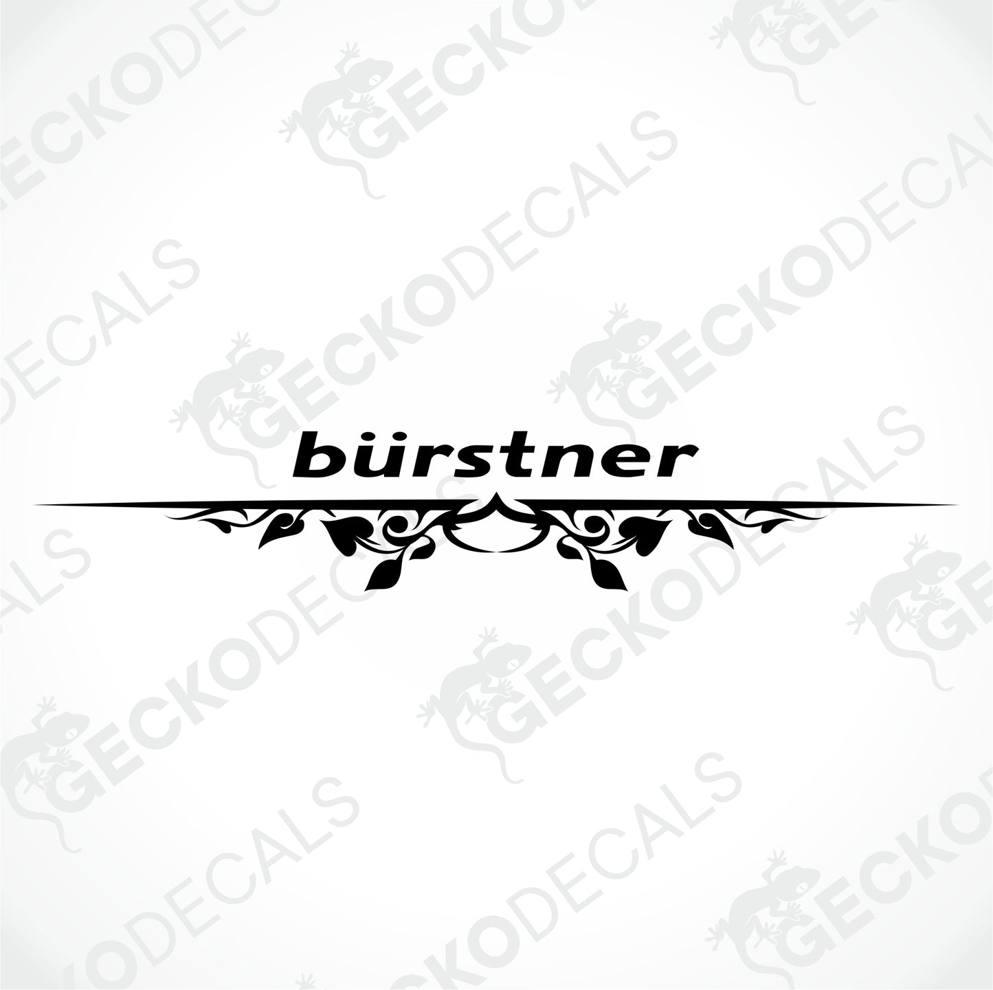 BÜRSTNER REAR DECAL
