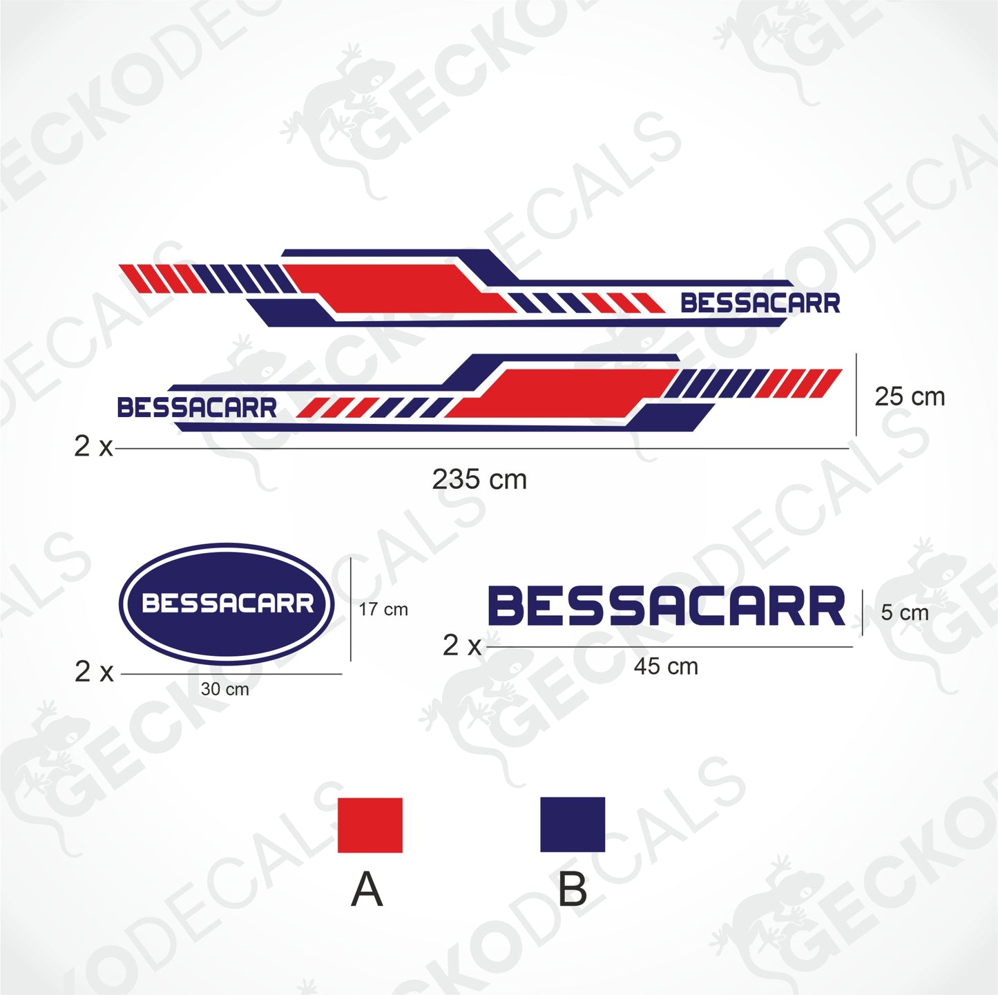DEKORATIONSSATS BESSACARR