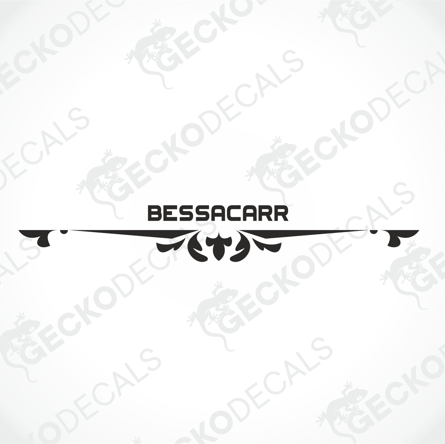 BESSACARR REAR DECAL