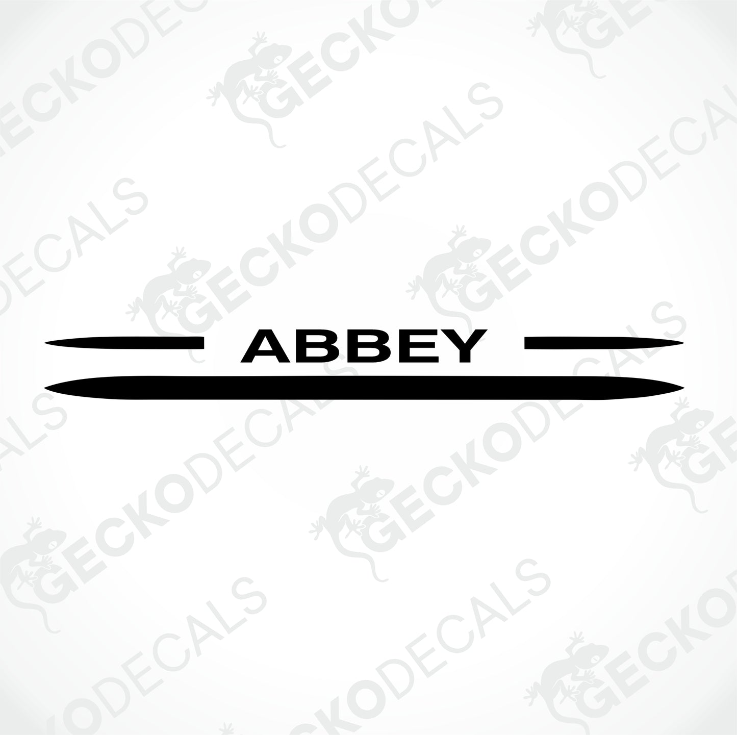 DEKAL TILL ABBEYS BAKSIDA