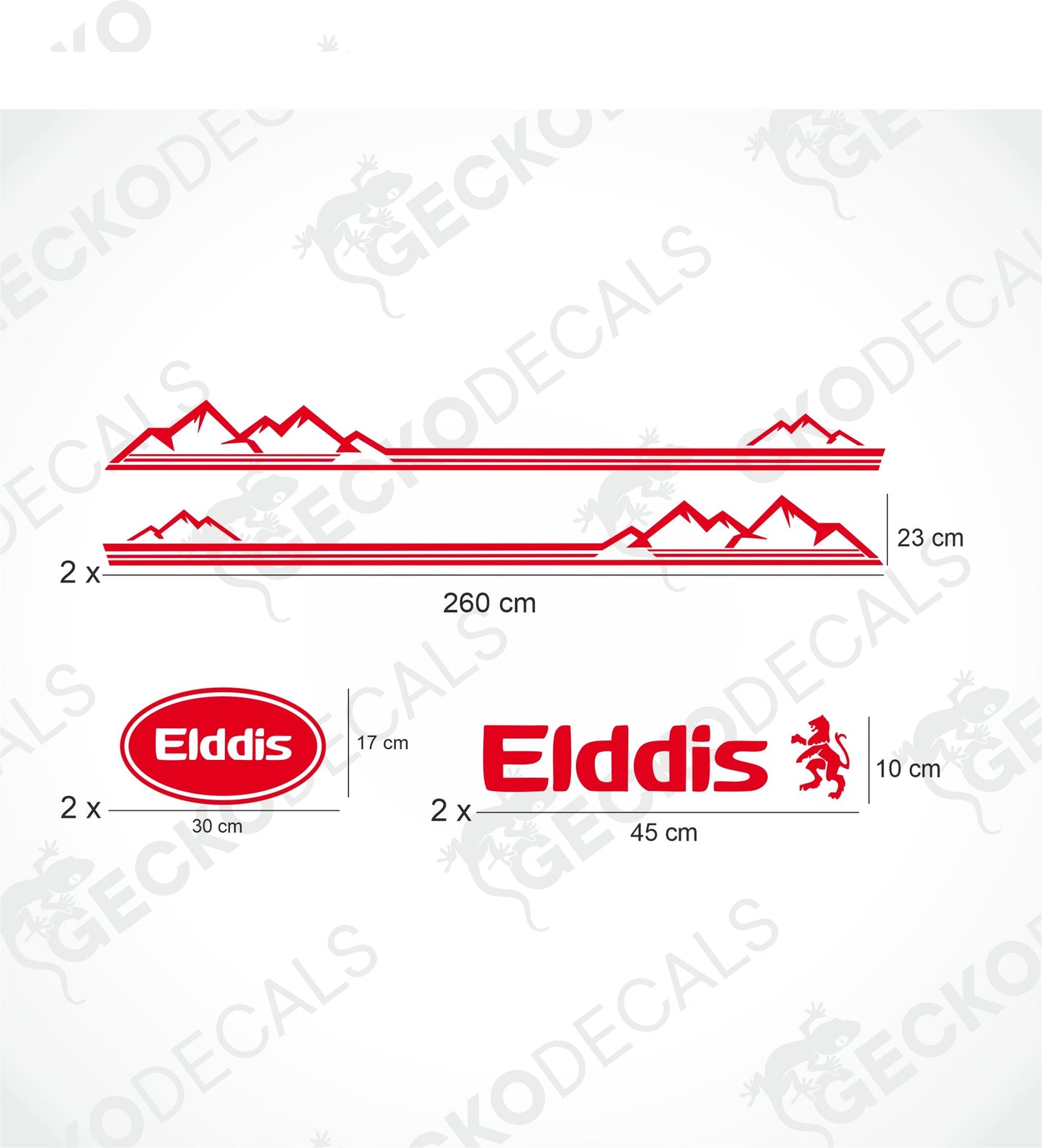 ELDDIS DEKORATIONSSATS