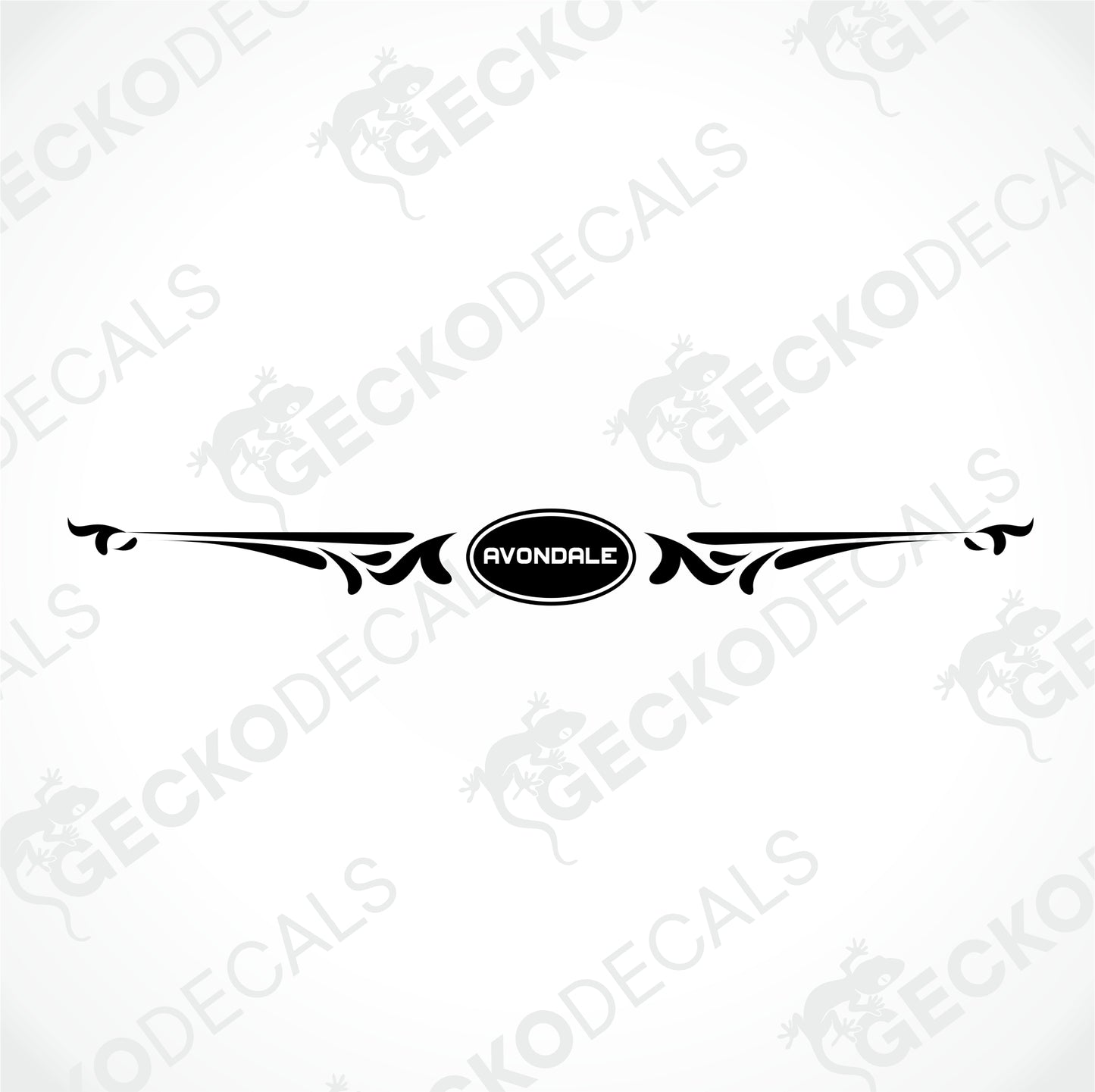 AVONDALE REAR DECAL