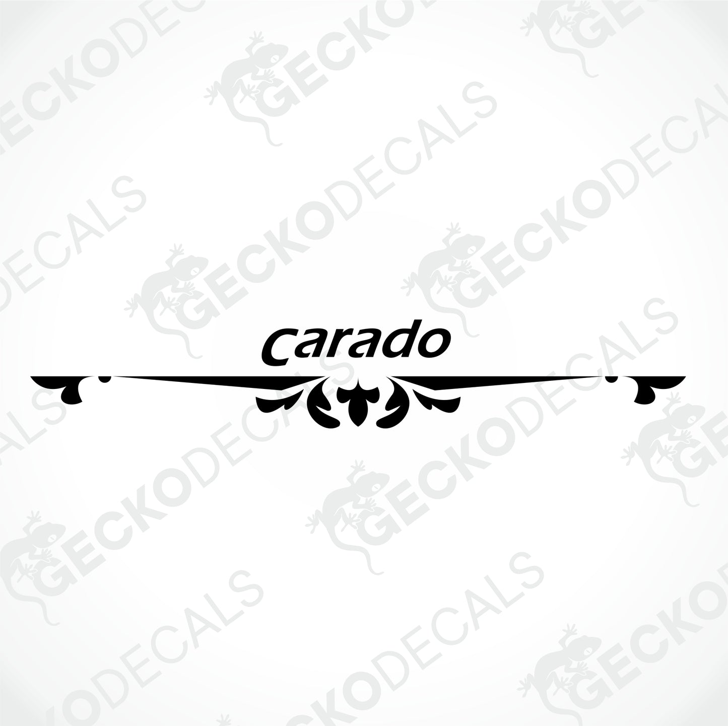 CARADO REAR DECAL