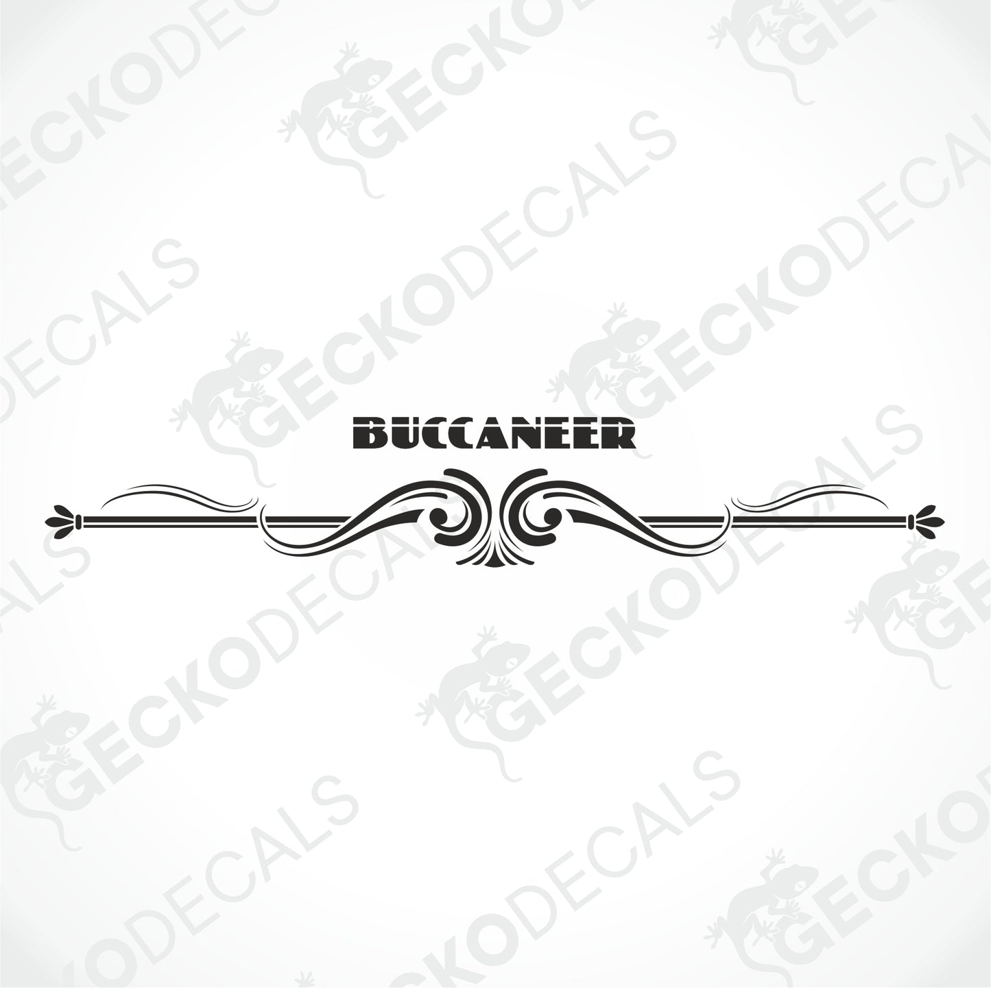 BUCCANEER BAKRE DEKAL