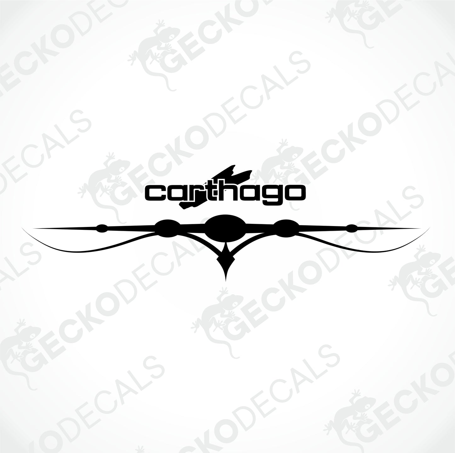 CARTHAGO REAR DECAL