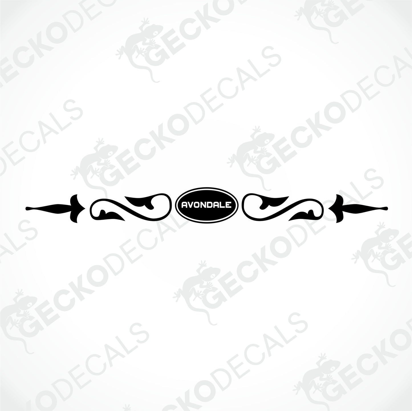 AVONDALE REAR DECAL