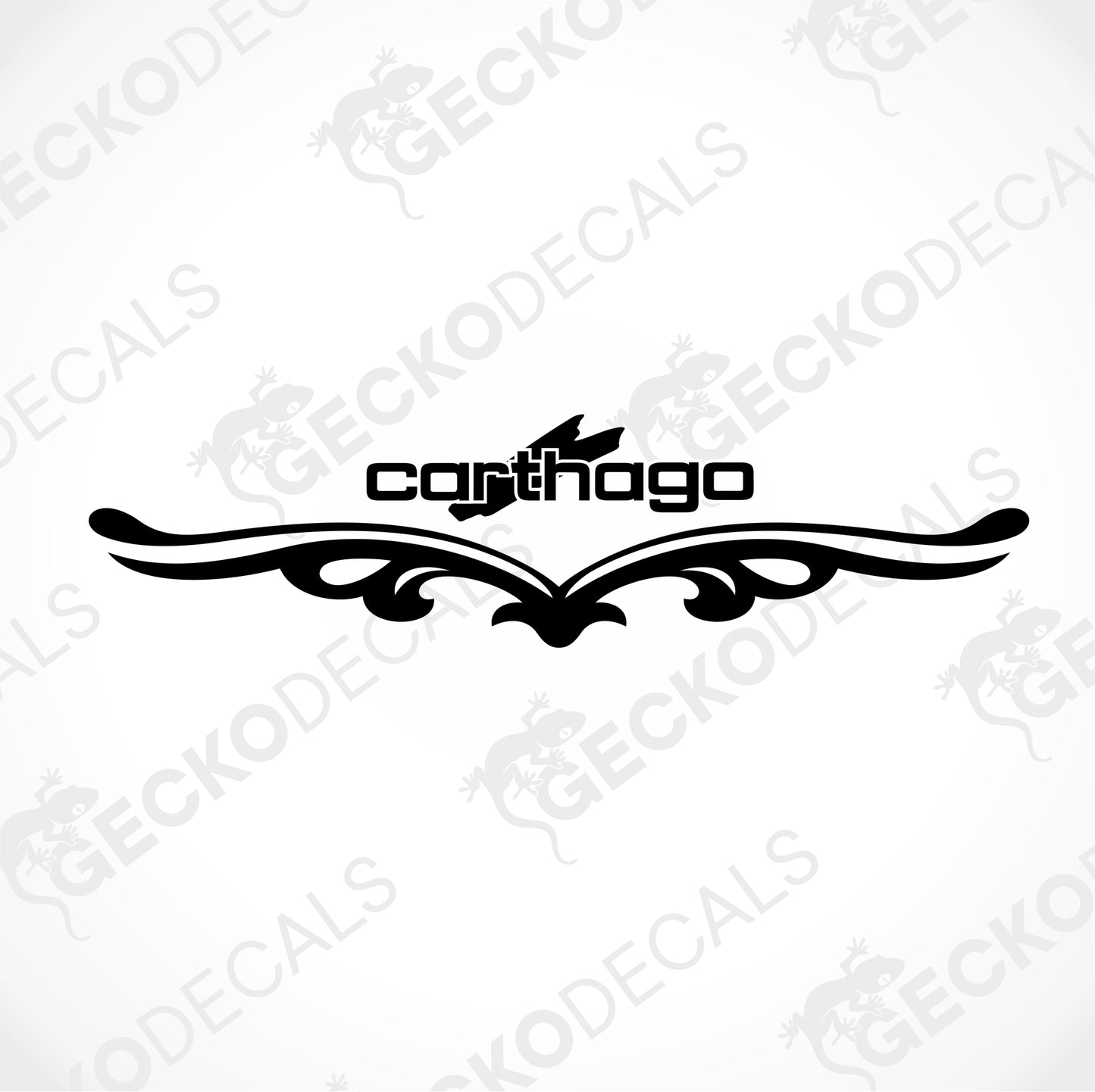 CARTHAGO REAR DECAL