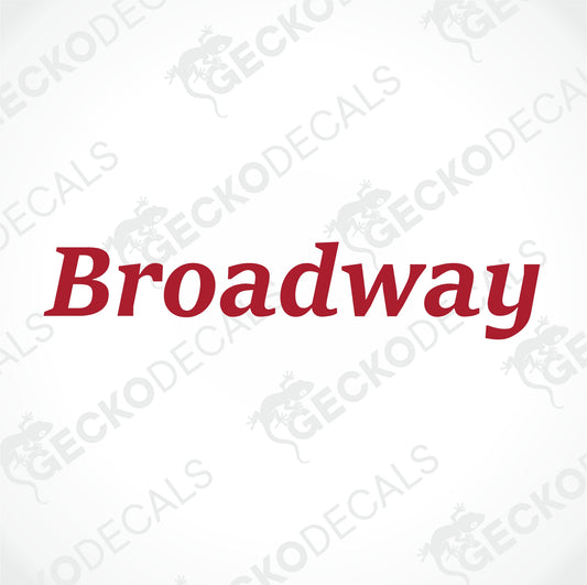 ELDDIS BROADWAY