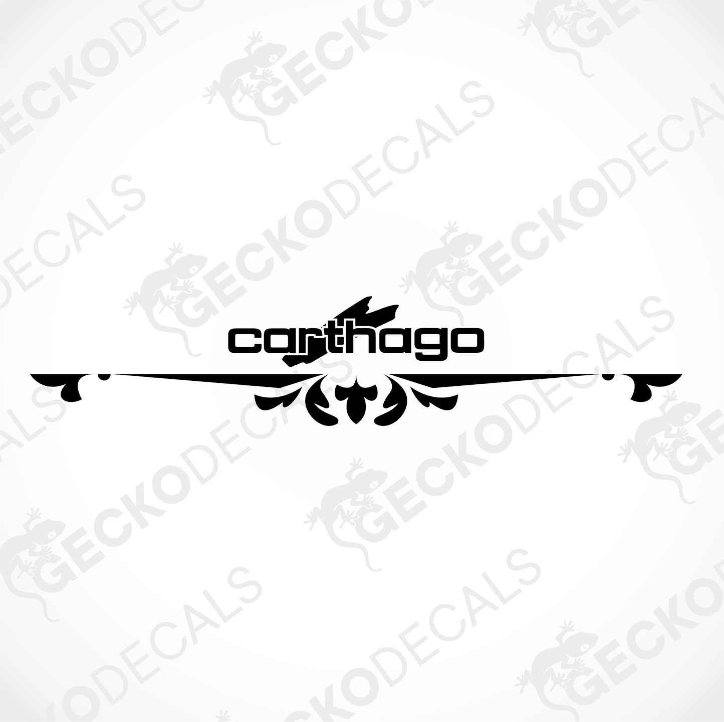 CARTHAGO REAR DECAL