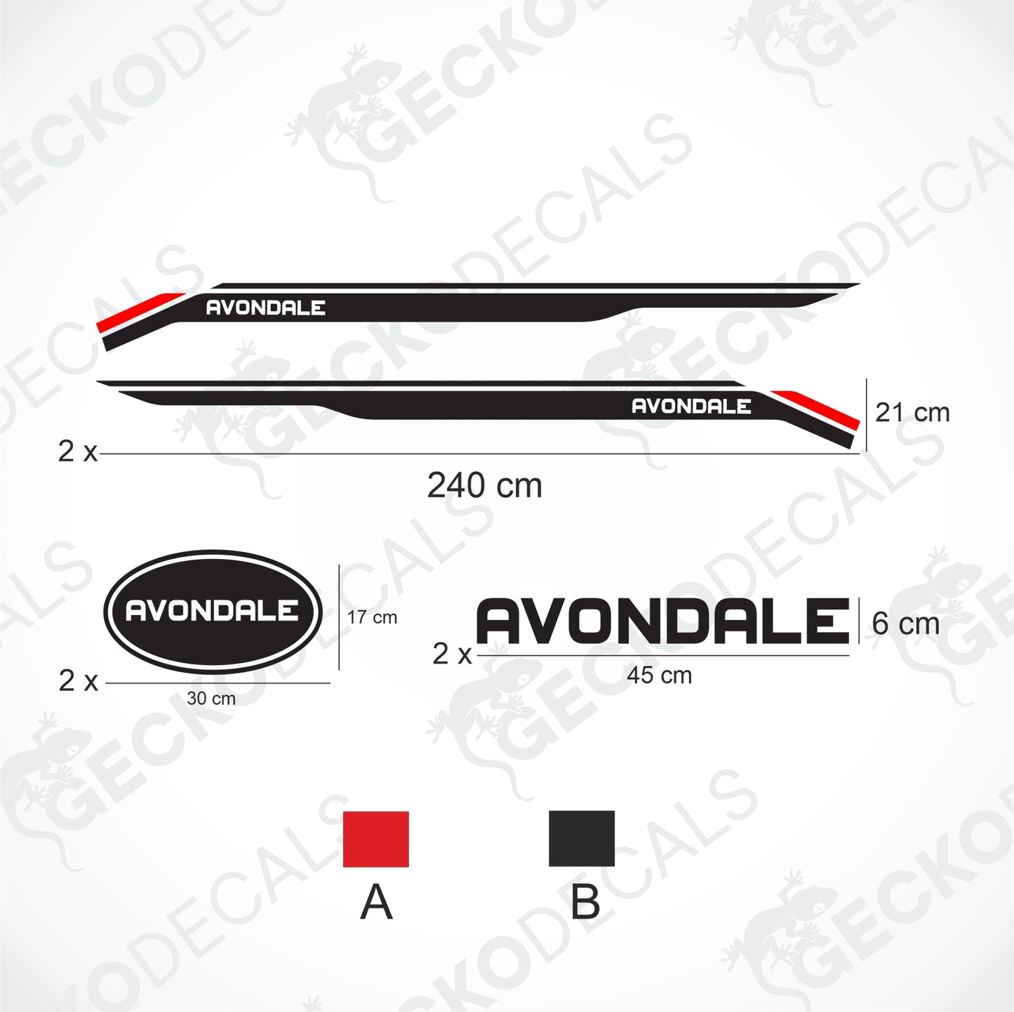 AVONDALE DECORATION SET