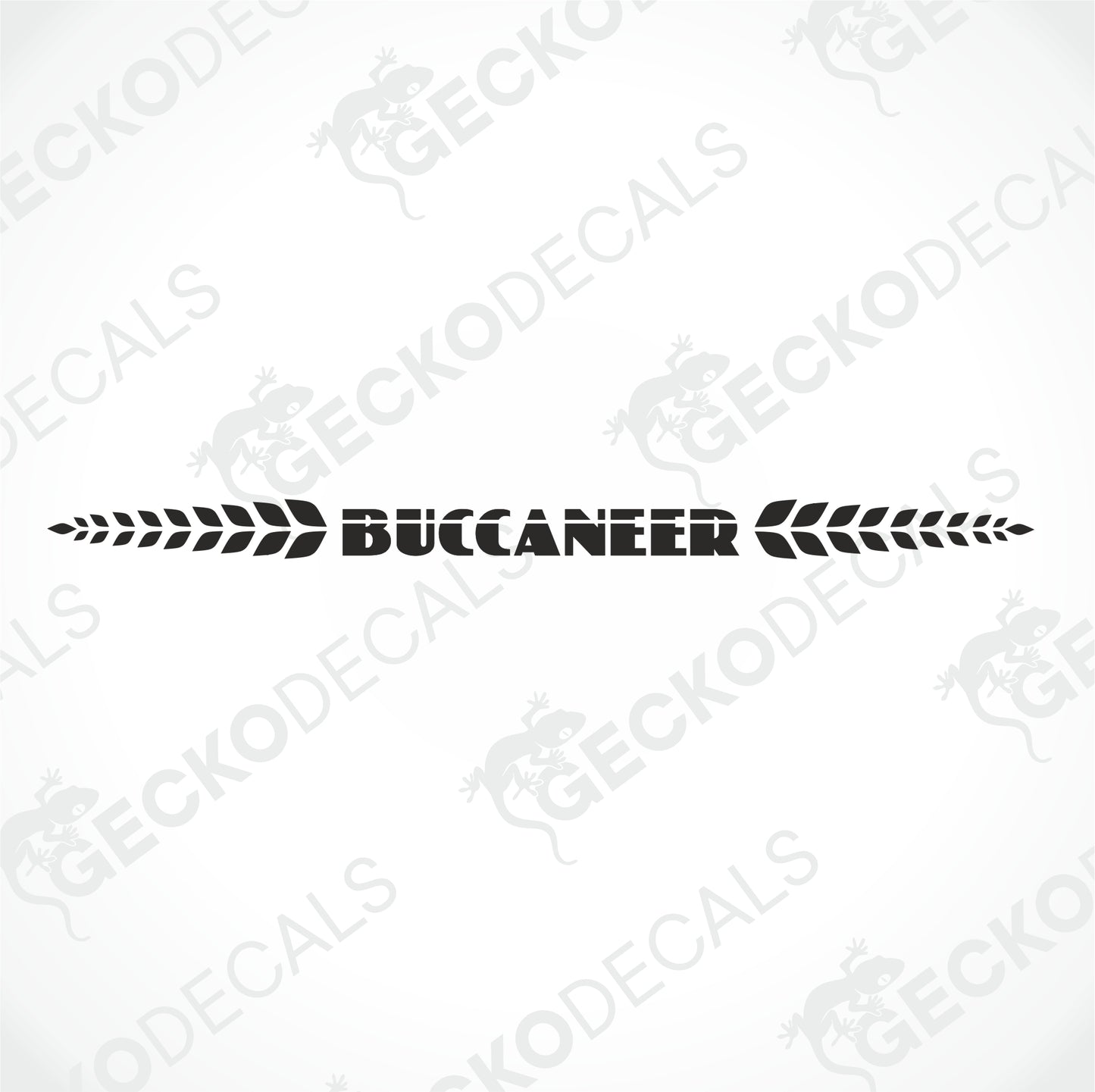 BUCCANEER BAKRE DEKAL