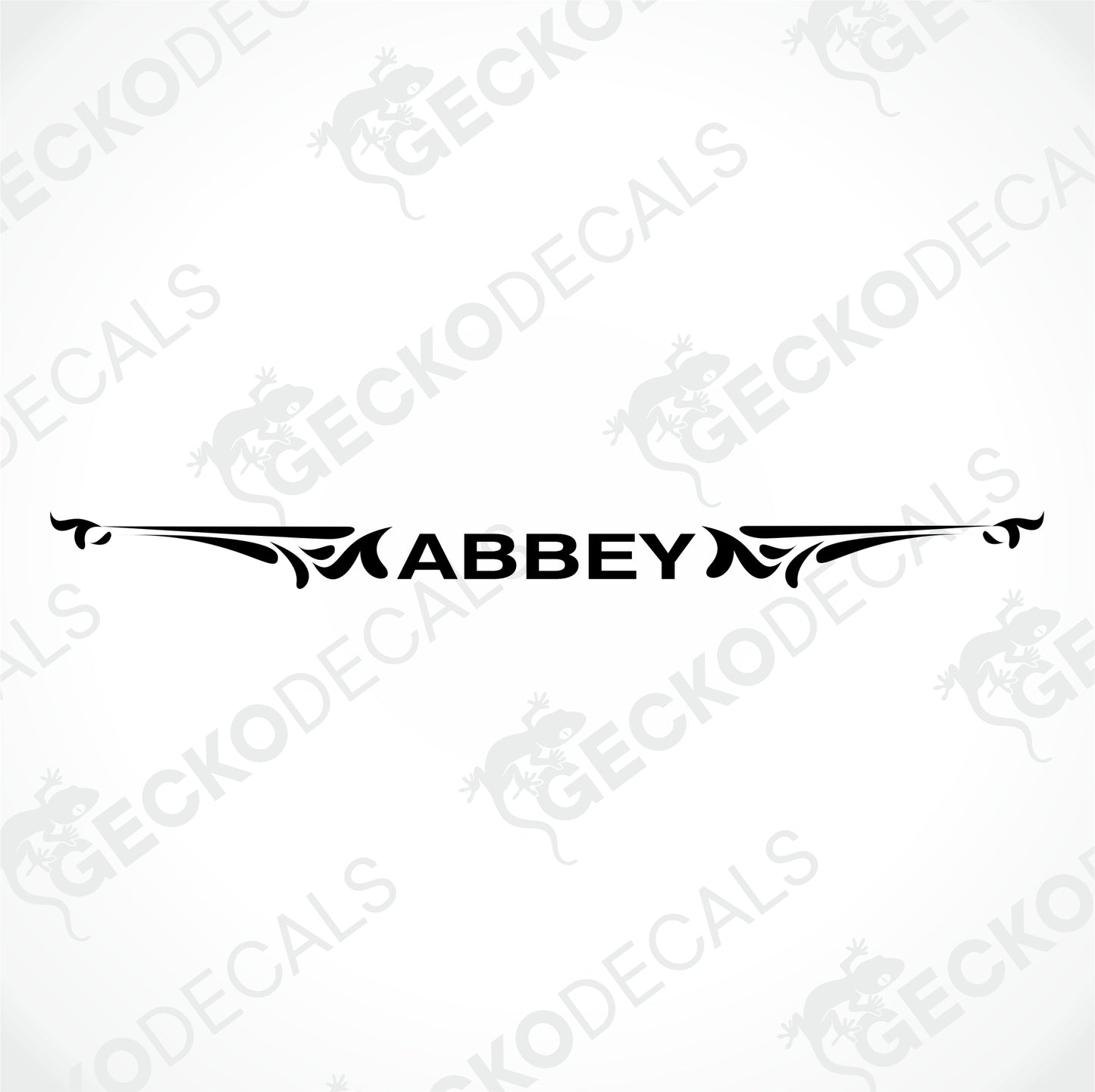 ABBEY REAR DECAL