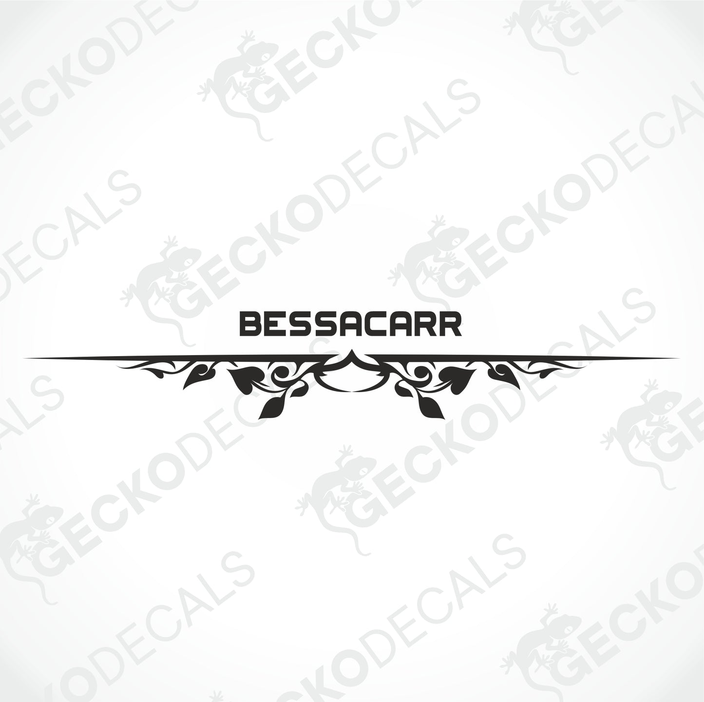 BESSACARR REAR DECAL