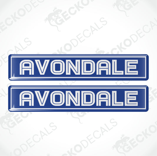 AVONDALE EPOXY DECALS