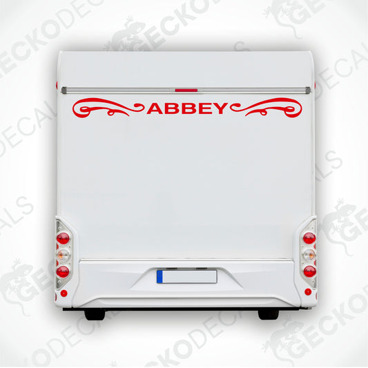 ABBEY REAR DECAL