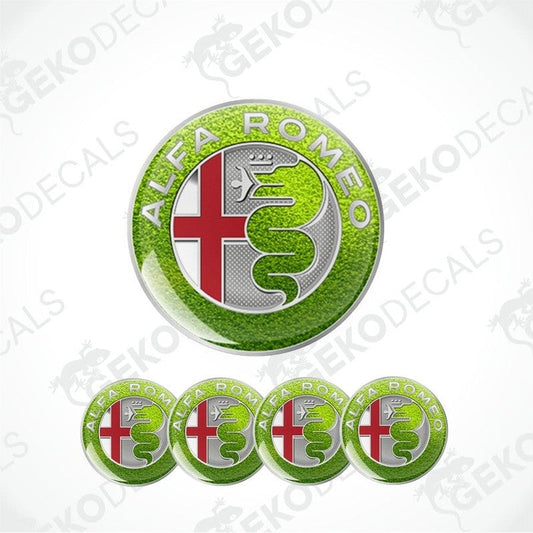 Alfa Romeo logo decal on a white background