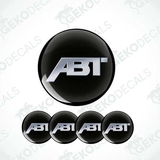 ABT logo and text on a white background with 'GEKODECALS' branding.