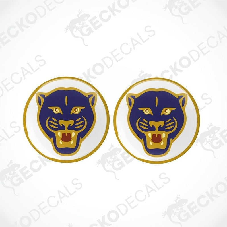 Avondale Panther Caravans epoxy decal set with domed glossy finish