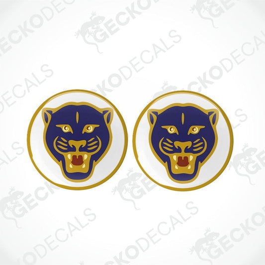 Avondale Panther Caravans epoxy decal set with domed glossy finish