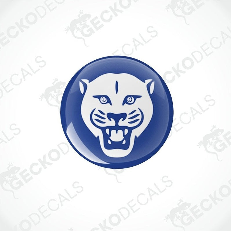 AVONDALE PANTHER CARAVANS epoxy decal with domed polyurethane coating