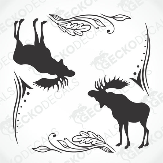 MOOSE SIDE WINDOW DECALS