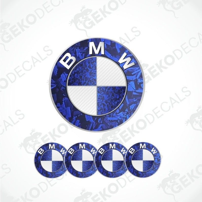 BMW logo with blue and white design on a white background