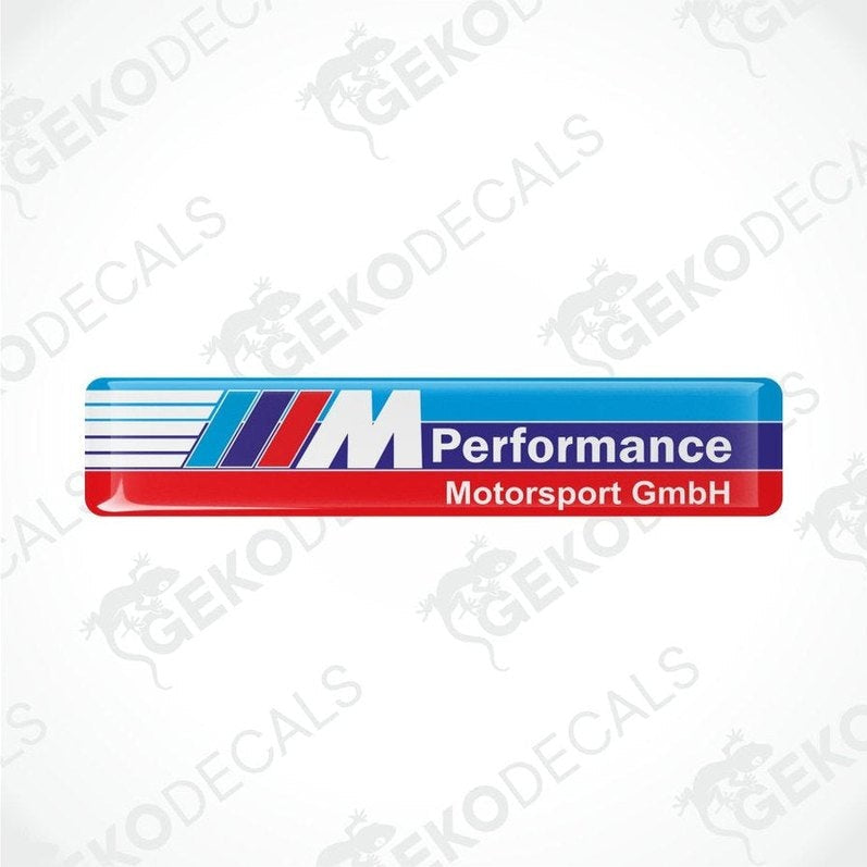BMW M Performance Motorsport GmbH logo on a white background