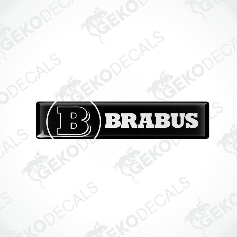 Black and white vinyl decals with the BRABUS brand logo.