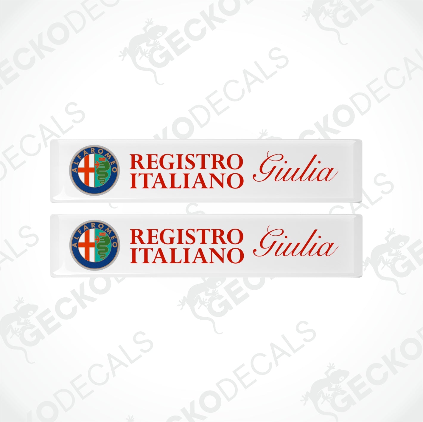 ALFA ROMEO REGISTRO ITALIANO GIULIA